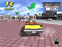 Crazy Taxi sur Sega Dreamcast